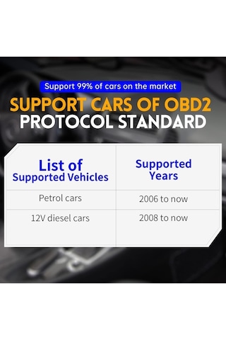 Didadodo Fnırsı Fd10 Araba Obd2 Tarayıcı Kod Temizle Hata Obd2 Test Teşhis