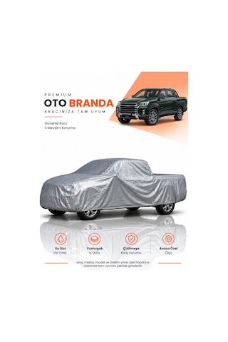 Kgm - Ssangyong Musso Grand 2024-2026 Pıckup Uyumlu Araba Brandası Oto Branda Araba Örtüsü