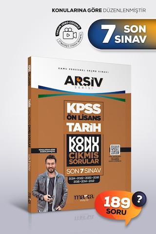 Kpss Ön Lisans Tarih Konu Konu Çıkmış Sorular Son 7 Sınav Tamamı Çözümlü