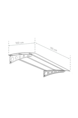 Modern Serisi Pratik Sundurma Antrasit Taşıyıcı Bronz Füme Üst Kaplama 100 Cm X 100 Cm 110 Cm X 100 Cm