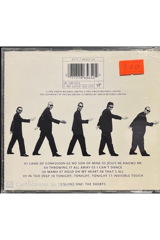 Plak Değildir Cd Dir Cd Genesis Live The Way We Walk Cd