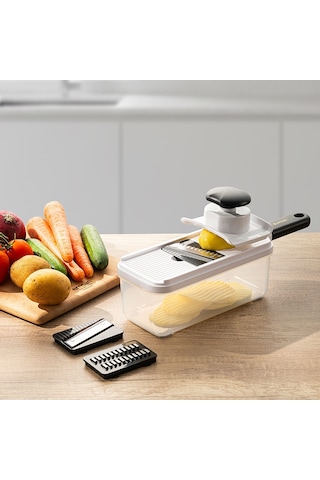 Emsan Smart Hazneli Dilimleyici 3 Parça Beyaz
