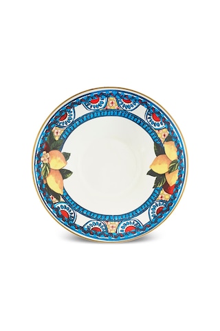 Karaca Amalfi Emaye Ayaklı Meyvelik 30 cm