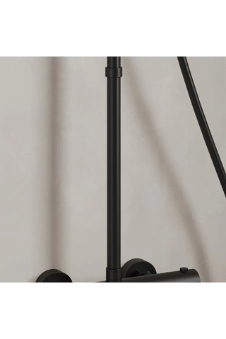 Milardo 30 Cm Duş Başlığı Uzatma Çubuğu 313317348 Siyah Mat