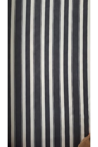 Ceylan Home Balkon Demiri Perdesi Kuş Gözü Ölçü Seçenekli Gri Beyaz Gri - Beyaz