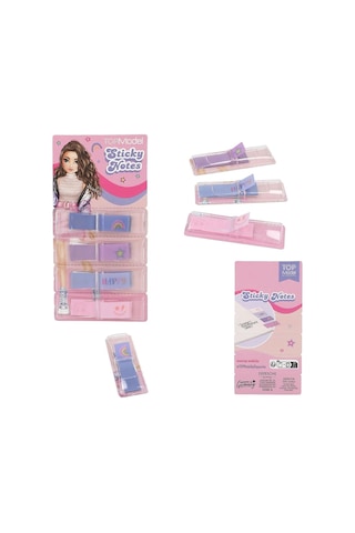 Top Model Yapışkanlı Not Kağıdı, Renkli, Set
