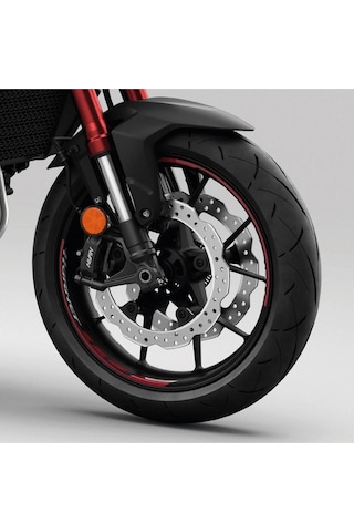 Honda Hornet 750 Sticker Jant İç & Dış  Jant Sticker Etiket Modeli - Kırmızı