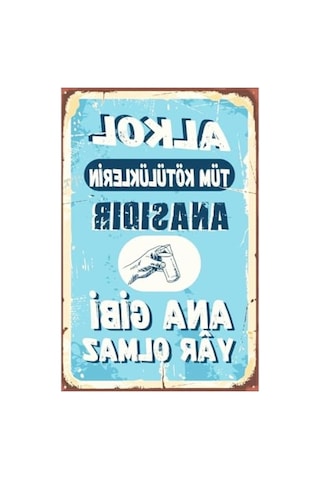 Ana Gibi Yar Olmaz Temalı Ahşap Mdf Tablo