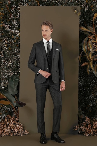 Efor Tk 876 Slim Fit Antrasit Klasik Takım Elbise Antrasit