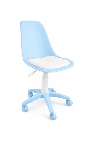 Royalyat Nova Mavi Çalışma Sandalyesi-ergonomik Ofis Koltuğu, Ayarlanabilir Yükseklik, Tekerlekli, Minderli