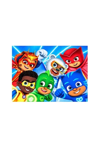 200 Parça Pj Masks Puzzle Güçlü Kahramanlar Temalı 33 X 48 Cm Renkli Ve Eğlenceli Puzzle