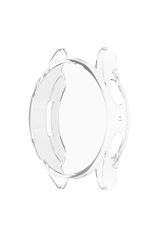 Samsung Galaxy Watch 7 44mm Uyumlu Kasa Ekran Koruyucu 360 Tam Koruma Kılıf Kapak Şeffaf