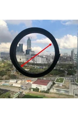 Lexroo Cam Menfezi Baca Kapağı Ayarlı Doğalgaz Beyaz