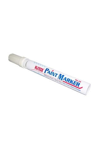 Beyaz Paint Marker Silinmez Yazı Lastik Metal Kalemi
