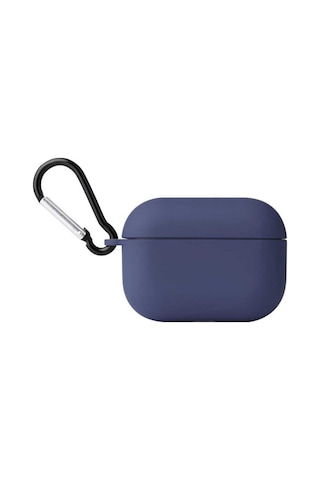 Apple AirPods Uyumlu Pro Kılıf Zore Airbag 11 Silikon Lacivert