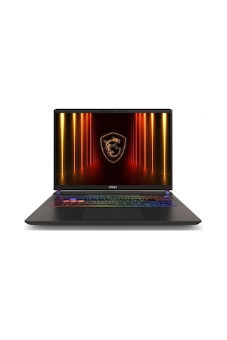 MSI Vector 16 HX AI A2XWIG-089TR-K1 Ultra 9 275HX 8 GB 512 GB SSD RTX5080 16" Free Dos Dizüstü Bilgisayar
