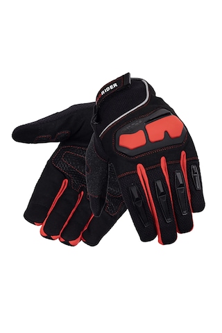 Shadow Korumalı Motosiklet Eldiveni Darbe Emici, Kaymaz, Nefes Alır