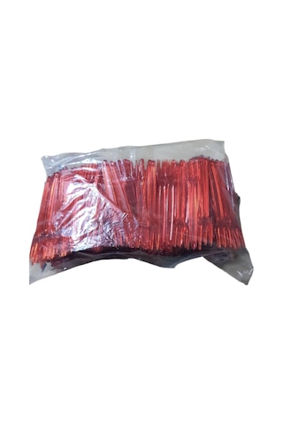 Cips Çatalı Lüks Plastik 3 Uçlu 8,5 Cm Boy Paketler 500 Lü Ve Tek Renktir Turuncu