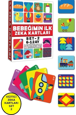 Bebeğimin İlk Zeka Karti 6-12 Ay Set -2