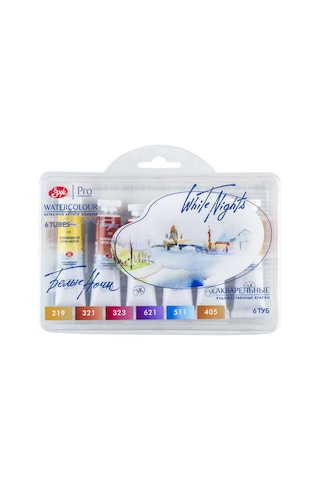 St. Petersburg White Nights Extra-fine Tüp Sulu Boya Seti 10 ML 6lı Skin Shades 191392106