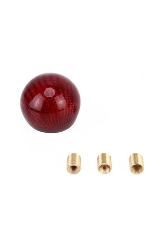 Tongxida Evrensel Otom. Ve Man. Araç Shifter Kapağı Karbon Fiber Topu Vites Topuzu Std