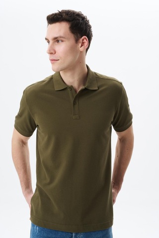 AR-MA Arma Erkek Regular Fit % 100 Pamuk Pike Polo Yaka Tişört Y29374355202 Haki