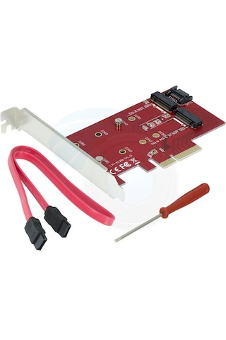 Pcı-express X4 To Ngff M.2 B & B+m Key Sata Ssd Pci E Çevirici