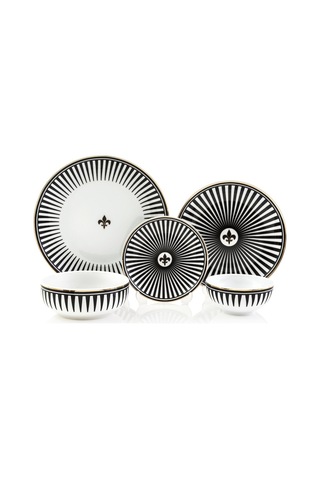 Zm Decor Siyah Aşk Tabak 17 Cm