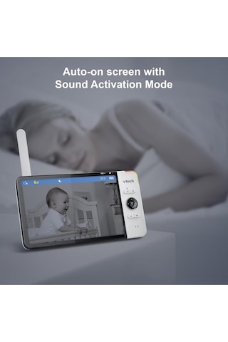 Vtech Baby Vm919 Hd Bebek Monitörü, 7 Ekran, 360 Panoramik Görünüm, Gece Görüşü Ve Ninniler Kamera Sistemi