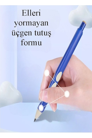 Kalın Uçlu Versatil Kalem 2.0 Mm Açık Yeşil 1 Adet Ve 2.0 Mm Kalın Uç Kırmızı 2 Adet Kalın Uçlu Mekanik Kalem Açık Yeşil
