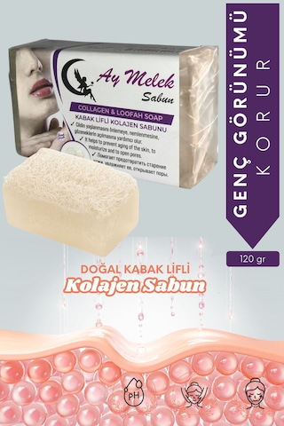 Kalojen Özlü Doğal Kabak Lifli Güzellik Sabunu Cilt Etkili Diğer