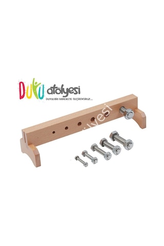 Montessori Vida Somun Çalışma El Beceri Gelişim Oyunu