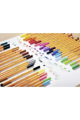 Stabilo Point 88-17 - 0.4 Mm Ince Keçe Uçlu Kalem Açık Pembe
