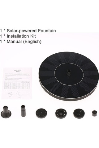 Novahub Güneş Enerjili Çeşme Pompası Kuş Banyosu İçin Yüzen Çeşme Yeni Tasarım 1.4w Taşınabilir Su Pompası Bahçe Veranda Gölet Havuz Akvaryum Gölet Dekorasyonu İçin