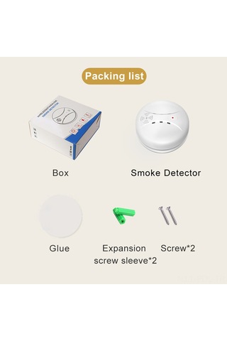 Padalink Akıllı Yangın Alarmı: Duman Tespit Cihazı, 85db Ses Ve Işık Uyarısı, 1 Yıl Pil Ömrü, Ev Ve Ticari Kullanim