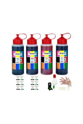 Bitmeyen Kartuş Uyumlu Mürekkep Seti 4x500 Gr. Diğer