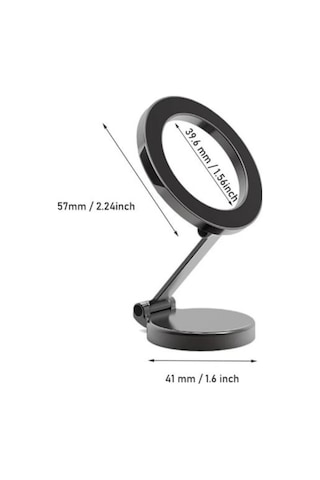 Araç İçi Katlanabilir Magsafe İle Uyumlu 360 Dönebilen Manyetik Telefon Tutucu H800 1 Adet