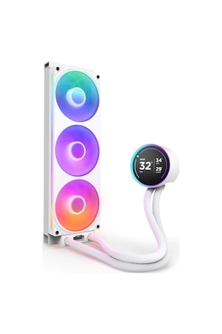 Nzxt Kraken Elite Rgb Ips Lcd Rl-kr36e-w2 360 Mm Beyaz İşlemci Sıvı Soğutucu