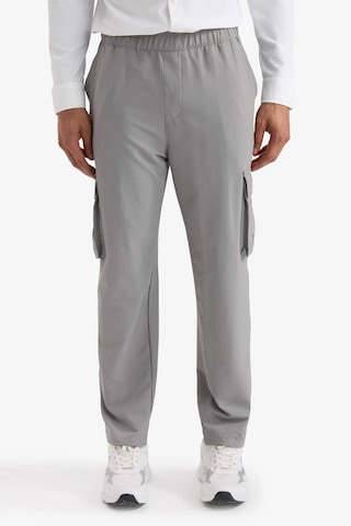 Defacto Defactofit Standart Fit Kargo Cepli Standart Paça Dokuma Sporcu Jogger F2308ax25wngr67 Gri