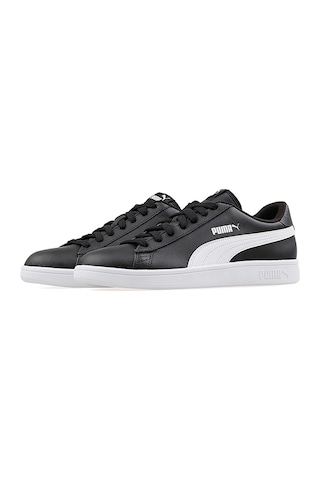 Puma Smash V2 L Siyah Kadın Sneaker Siyah - Beyaz