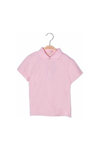 Zeyland Kız Çocuk Polo Yaka Kısa Kol T-shirt Pembe