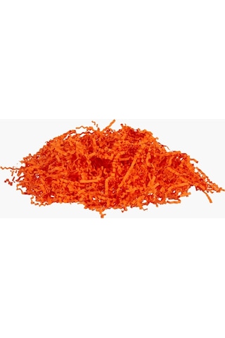 Turuncu Kırpık Kağıt Zigzag Kağıt - 50 Gr