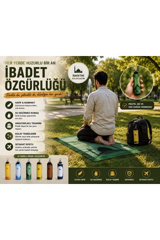 Anahtarlık Seccade 65 X 110 Gri