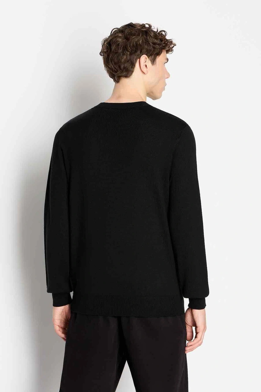 Armani Exchange Armani Bisiklet Yaka Erkek Sweat Siyah