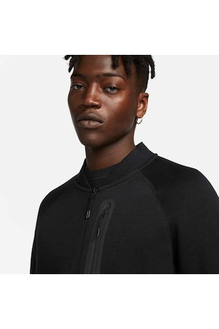 Nike Fb8008-010 Tech Fleece Klasik Bomber Ceket-7748 Siyah