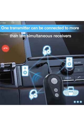 Lemestar Bluetooth 5.4 Ses Adaptörü - Yüksek Kaliteli Ses, Düşük Gecikme, 20m Uzaklıkta Çok Cihaz Bağlantısı, Plug & Play, Tv/bilgisayar Uyumlu