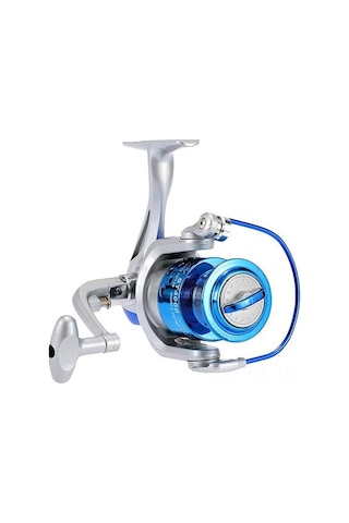 Kangvka St4000 Mavi Balık Makinesi - 8 Paspaslı, 5.1:1 Dişli Oranı, Katlanabilir Ve Değiştirilebilir Kolu, İki El İçin Uygun