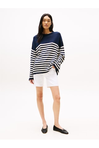 Tommy Hilfiger Dnm Straıght Short Rw Whıte Kadın Beyaz Şort - Ww0ww45924