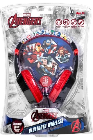 Bluetooth Kulaklık Marvel Avengers Mikrofonlu Kablosuz Çocuk Kulaklığı Lisanslı Mv-9938-ag