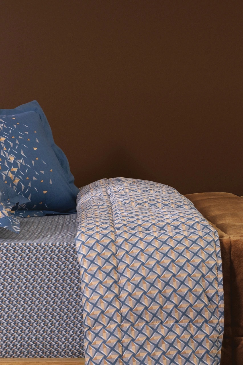 Puffy Gretel Çift Kişilik Threefy Uyku Seti - Camel